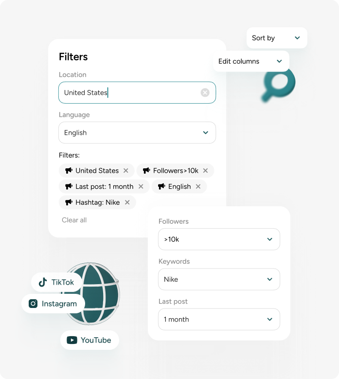 Filters example